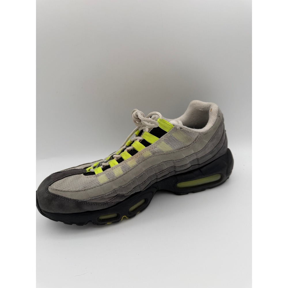 Nike Air Max 95 OG Neon Grey Volt Black 554970-071 Mens Size 11 Running Shoes - Picture 8 of 11